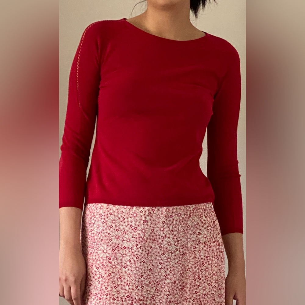DKNY Red Sweater, Size P